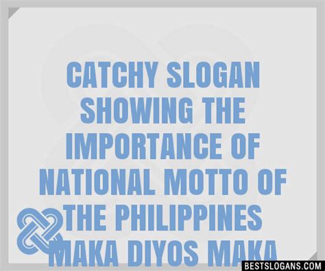 maka-diyos drawing|Filipino National Motto in Law .
